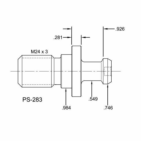 Tj Davies Co Solid Retention Knob PS-283